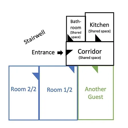 Doppelzimmer Fuer Bis Zu 4 Personen - 4 Og Ubytování v soukromí